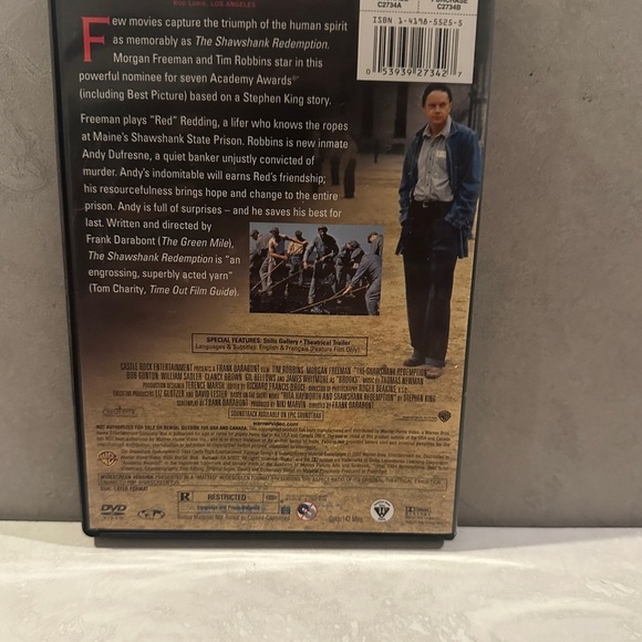 The Shawshank Redemption DVD - Picture 2 of 3